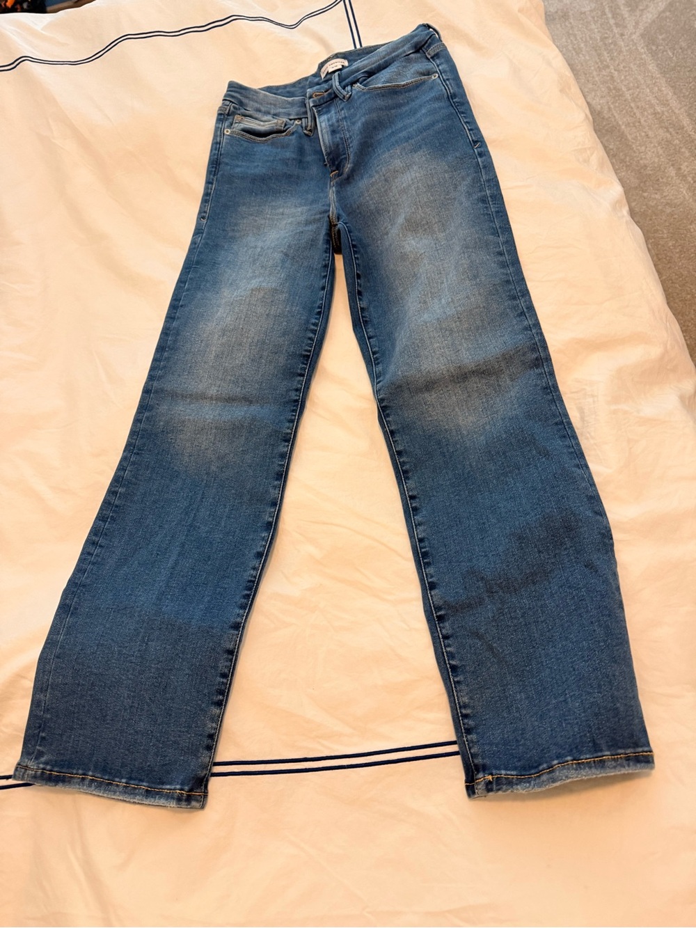Good American Blue Flare Jeans
